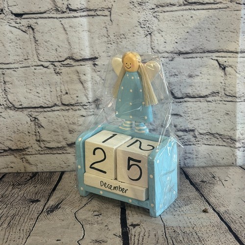 15cm blue hand carved painted - 15cm,