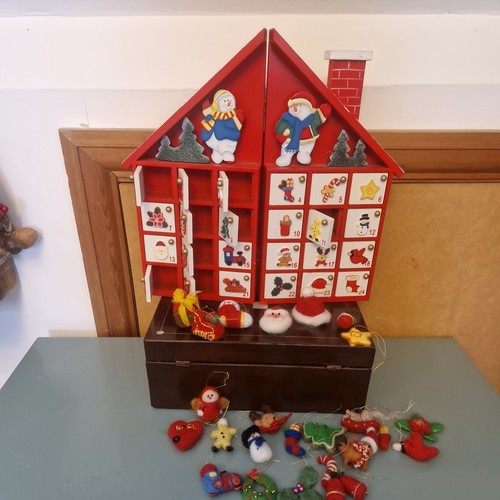 Wooden christmas advent - wooden,