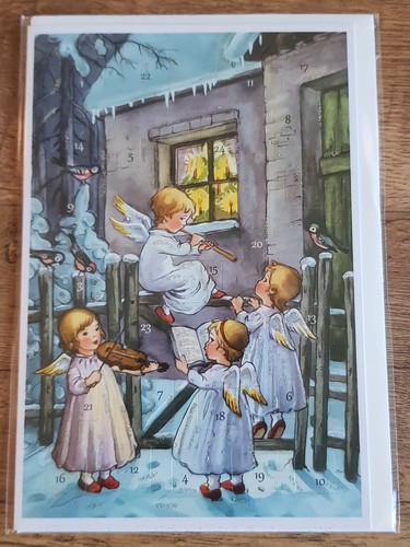 Angel christmas card german - christmas,