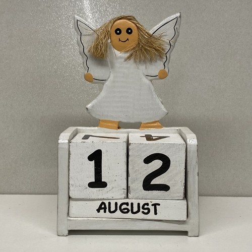 Wooden perpetual angel - wooden,