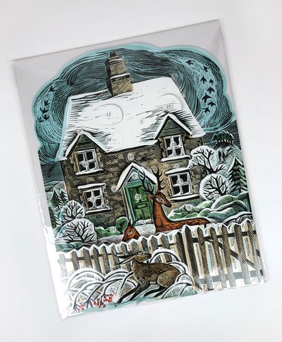 Christmas cottage large - christmas,