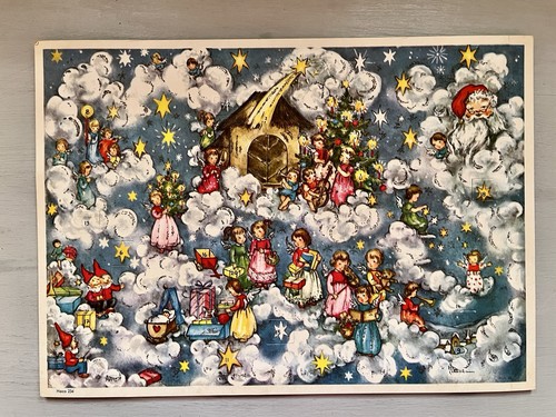 Vintage advent calendar haco - advent,