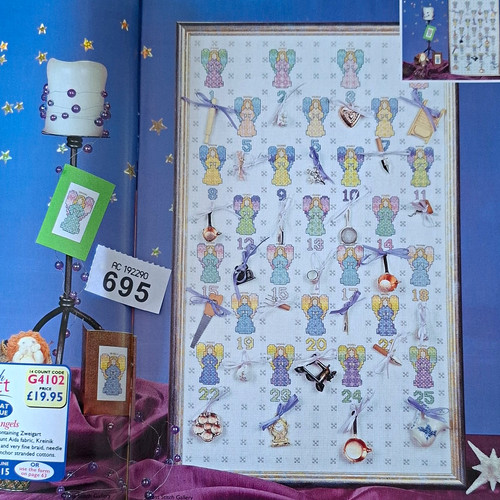 Angel advent calendar - calendar, count