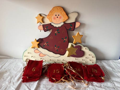 Wooden advent calendar - wooden,