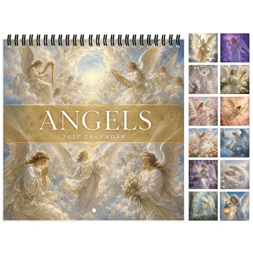 Angels 2027 calendar religious - angels,