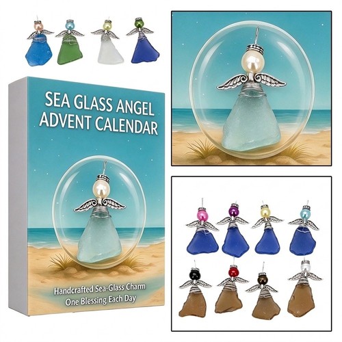 Sea glass angel advent - sea,