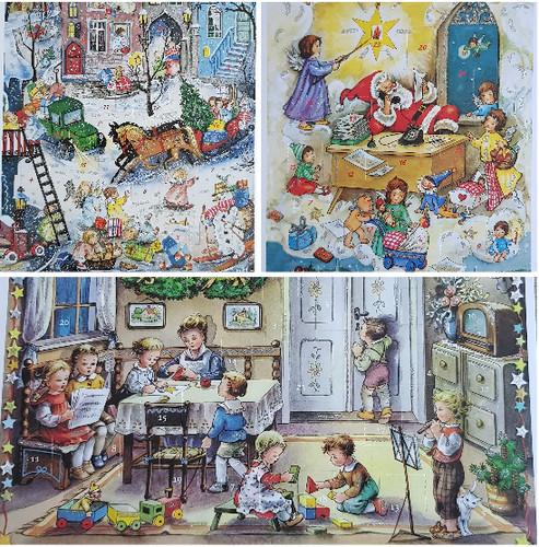 German advent calendar vintage - german,
