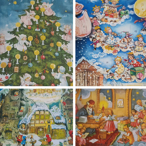 Vintage style advent christmas - advent,